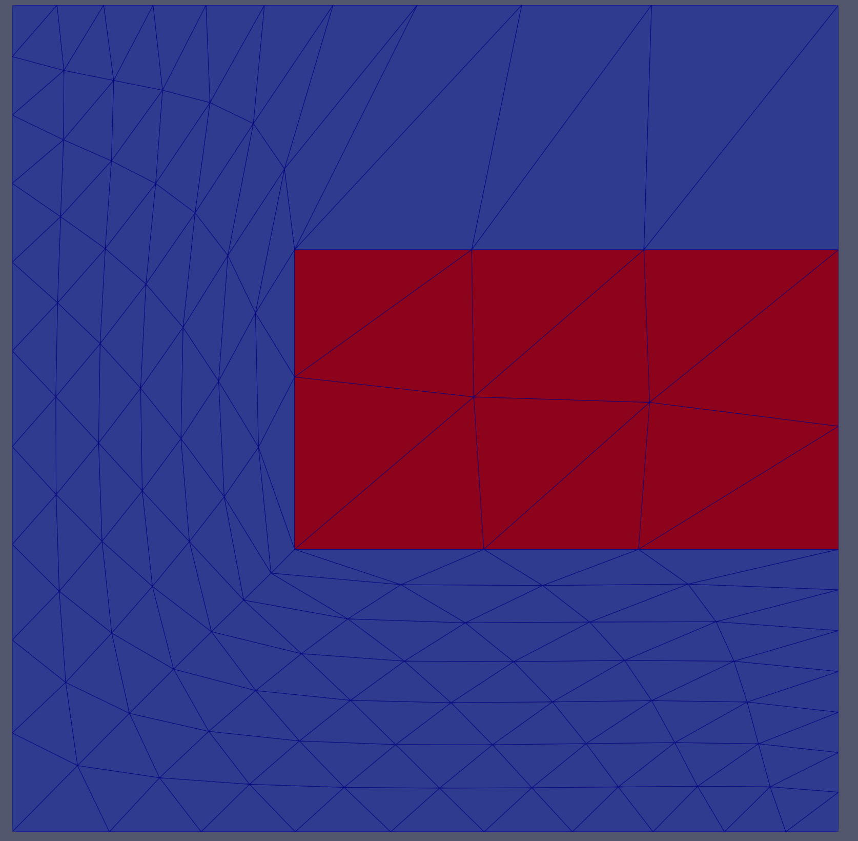 Variationally smoothed mesh.